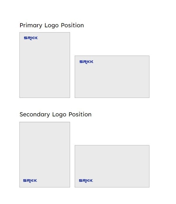 logo positioning